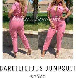 Pink jumpsuit
